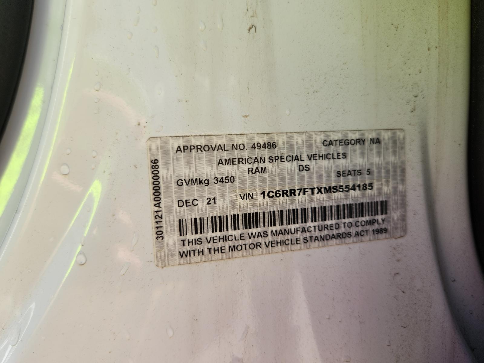 View Ram 1500 2021 4 Door Utility