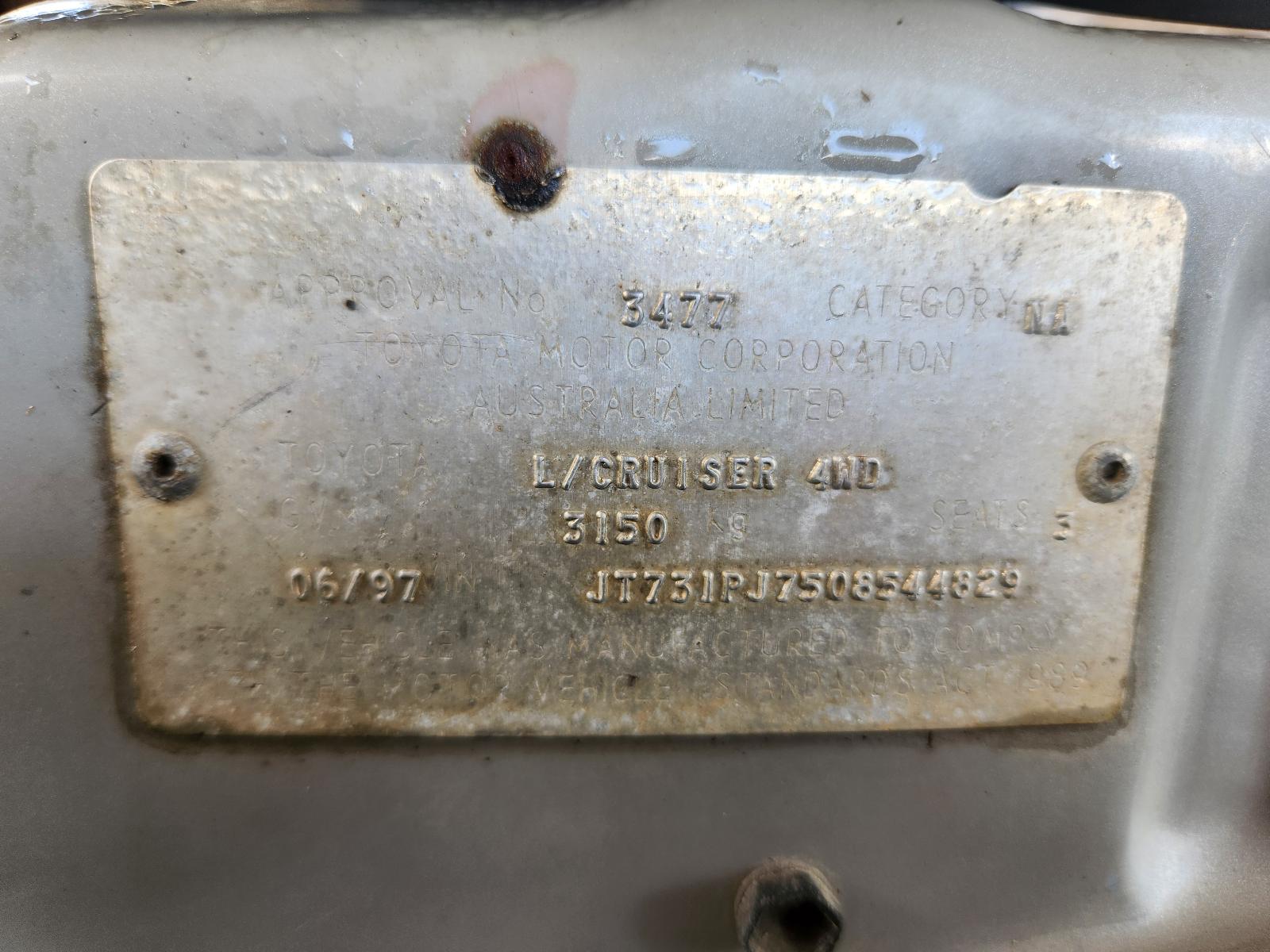 Toyota Landcruiser 1997 2 Door Pickup View Toyota Landcruiser 1997 2 Door Pickup