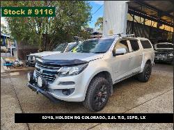 View Auto part Owners Handbook Holden Colorado 2018