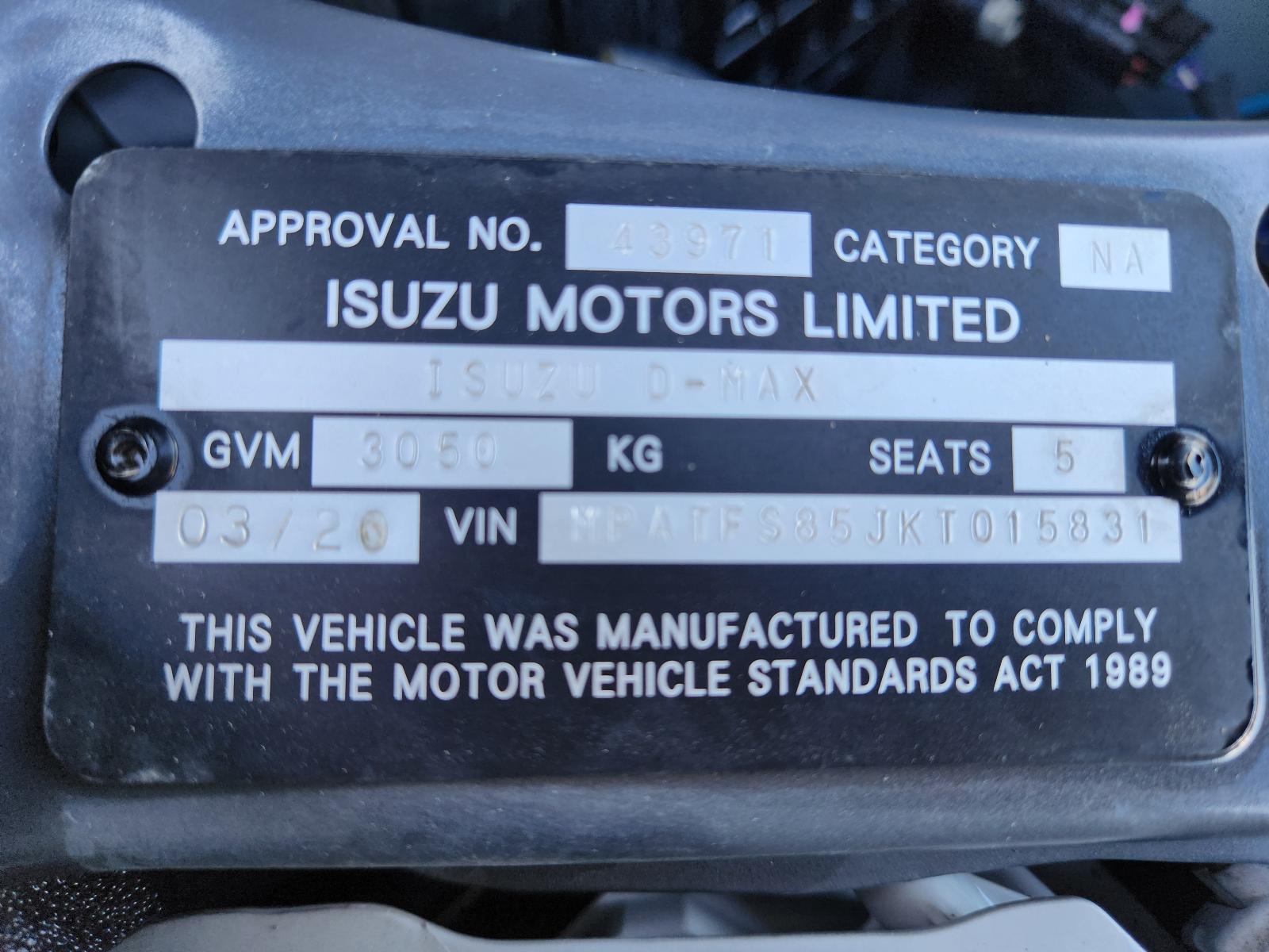 Isuzu Dmax 2020 View Isuzu Dmax 2020