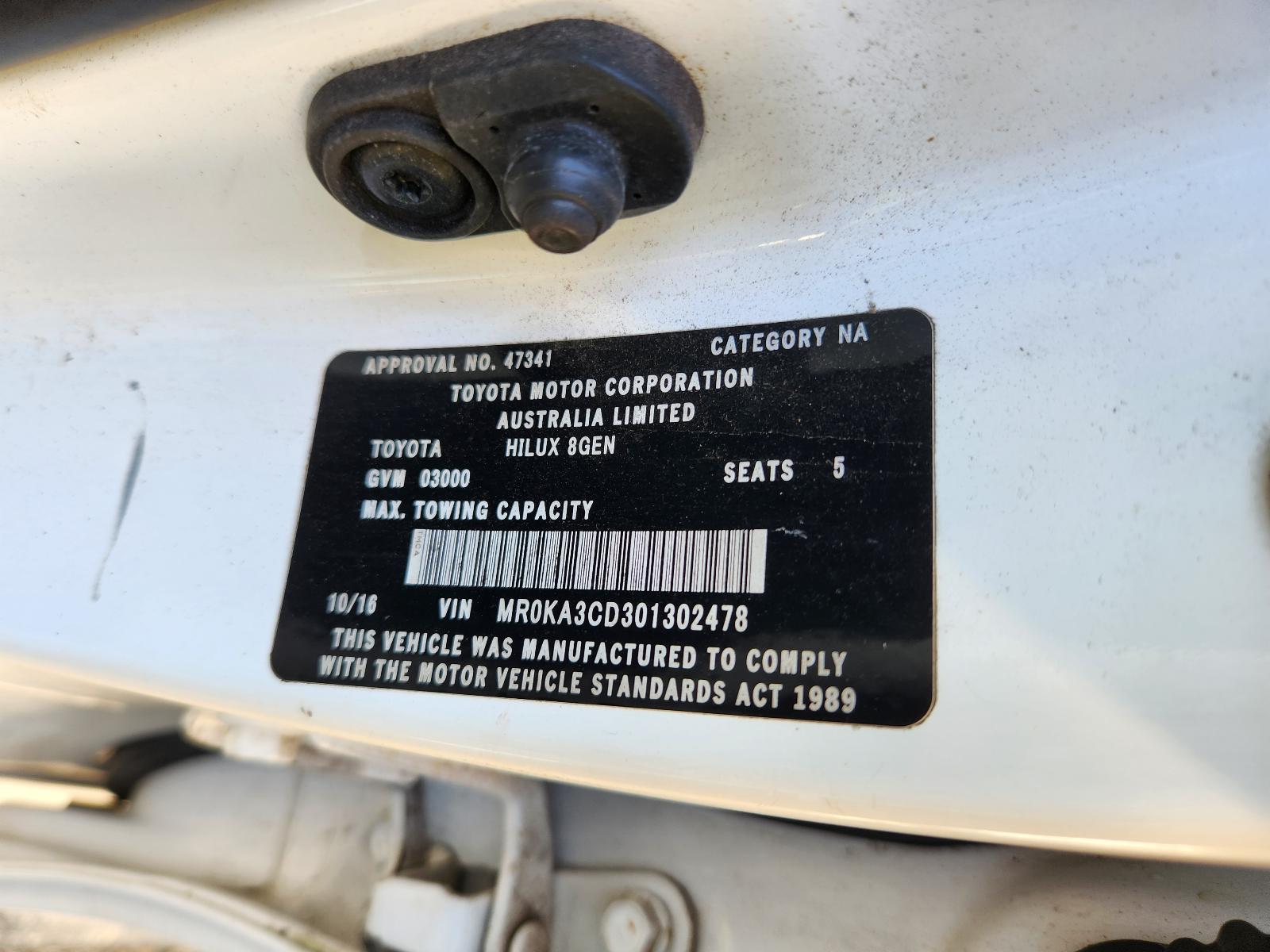 Toyota Hilux 2016 4 Door Utility View Toyota Hilux 2016 4 Door Utility