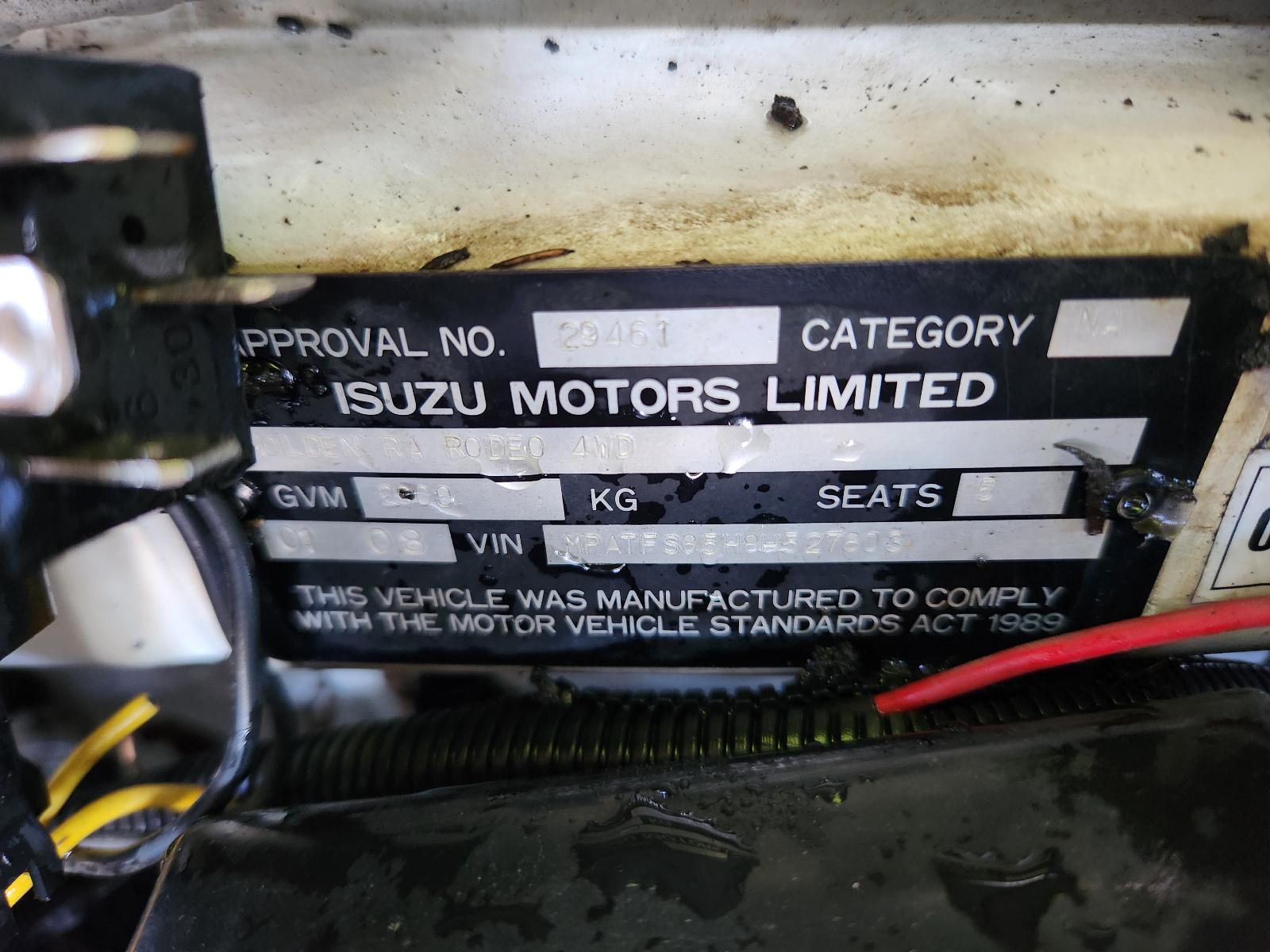 Holden Rodeo 2008 4 Door Utility View Holden Rodeo 2008 4 Door Utility
