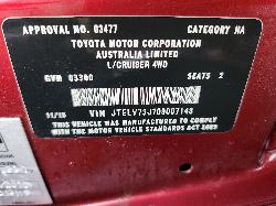View Toyota Landcruiser 2010 2 Door Pickup