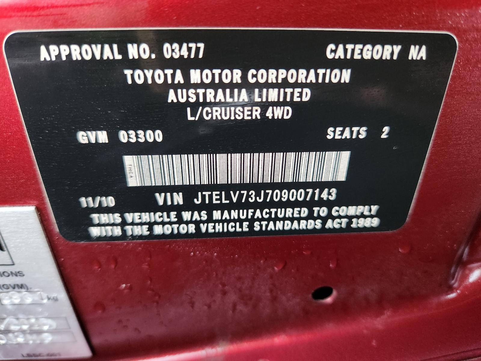 Toyota Landcruiser 2010 2 Door Pickup View Toyota Landcruiser 2010 2 Door Pickup