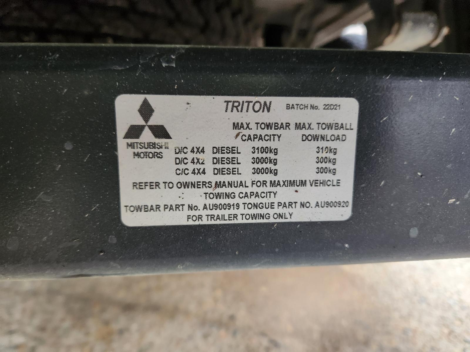 View Mitsubishi Triton 2021 4 Door Utility