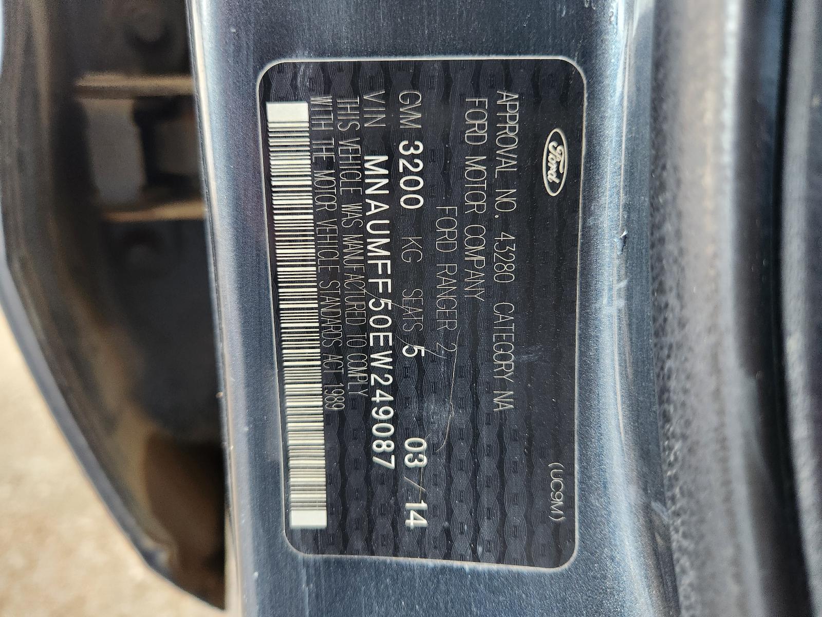 Ford Ranger 2014 4 Door Utility View Ford Ranger 2014 4 Door Utility