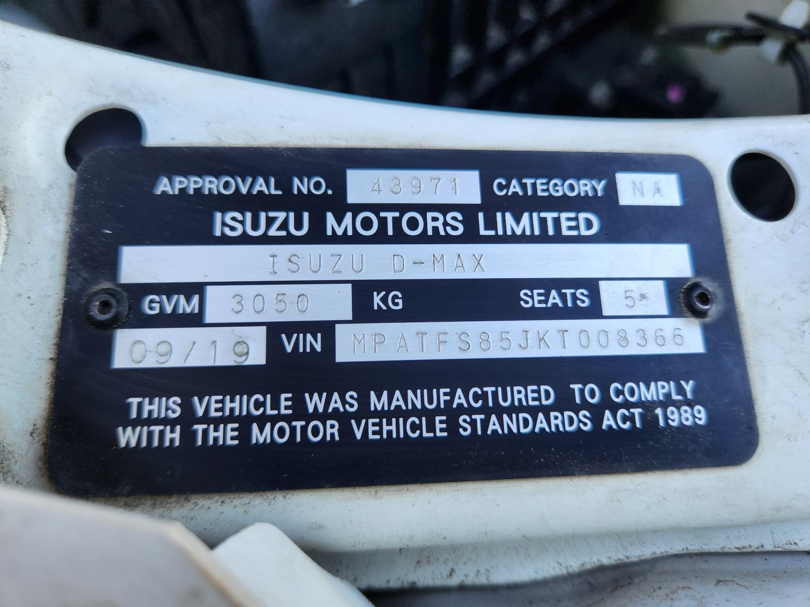 Isuzu Dmax 2019 4 Door Pickup View Isuzu Dmax 2019 4 Door Pickup