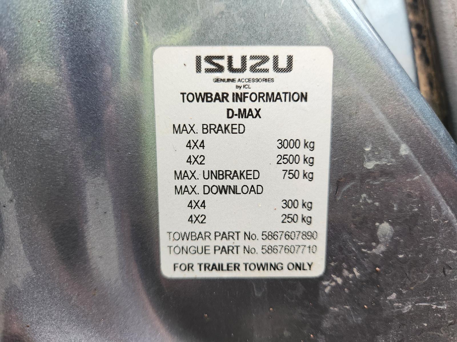 View Isuzu Dmax 2012 4 Door Utility