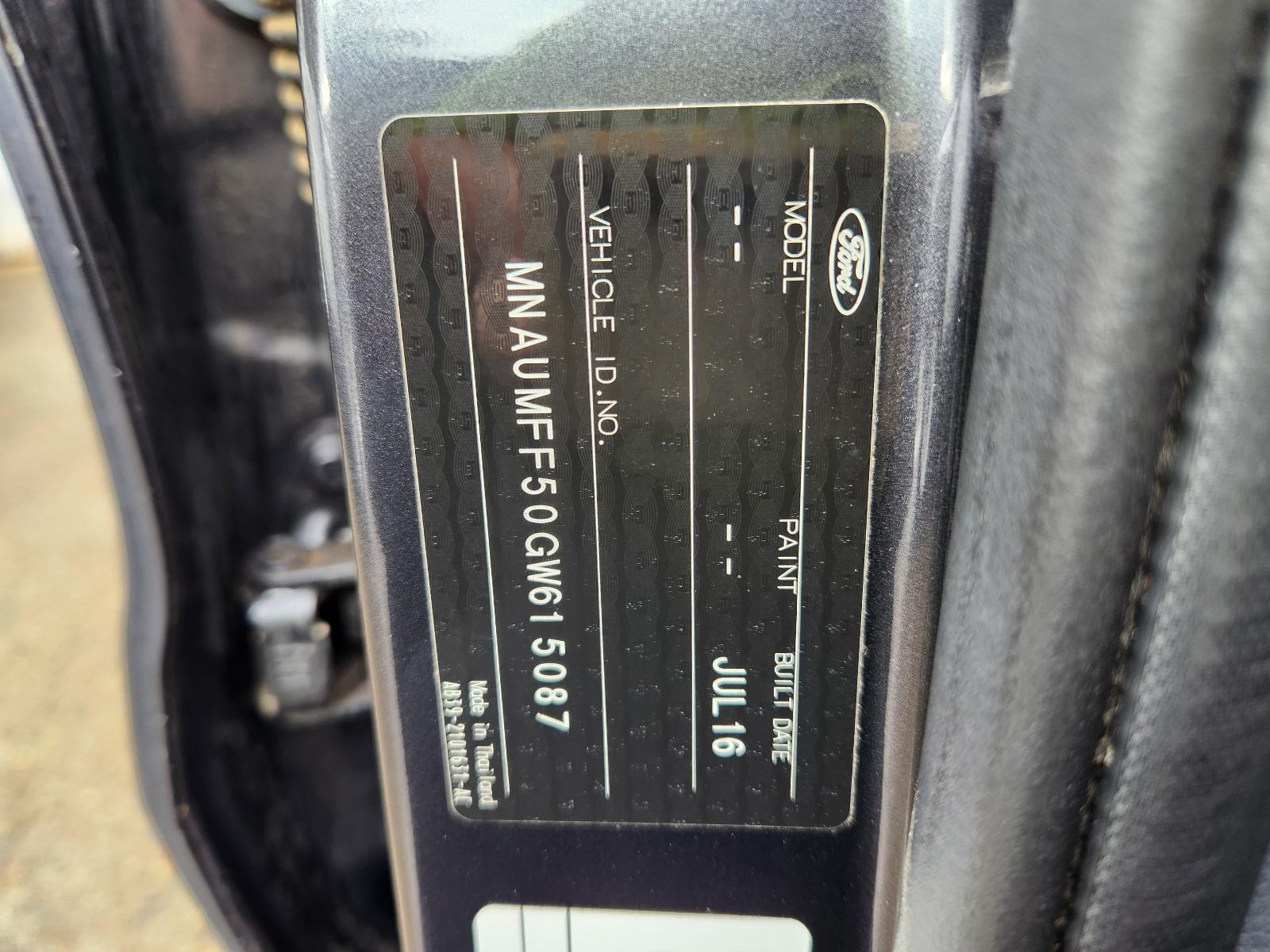 View Ford Ranger 2016 4 Door Utility