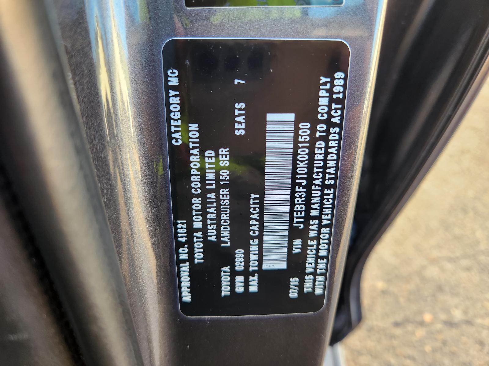 View Toyota Prado 2015 4 Door Station Wagon