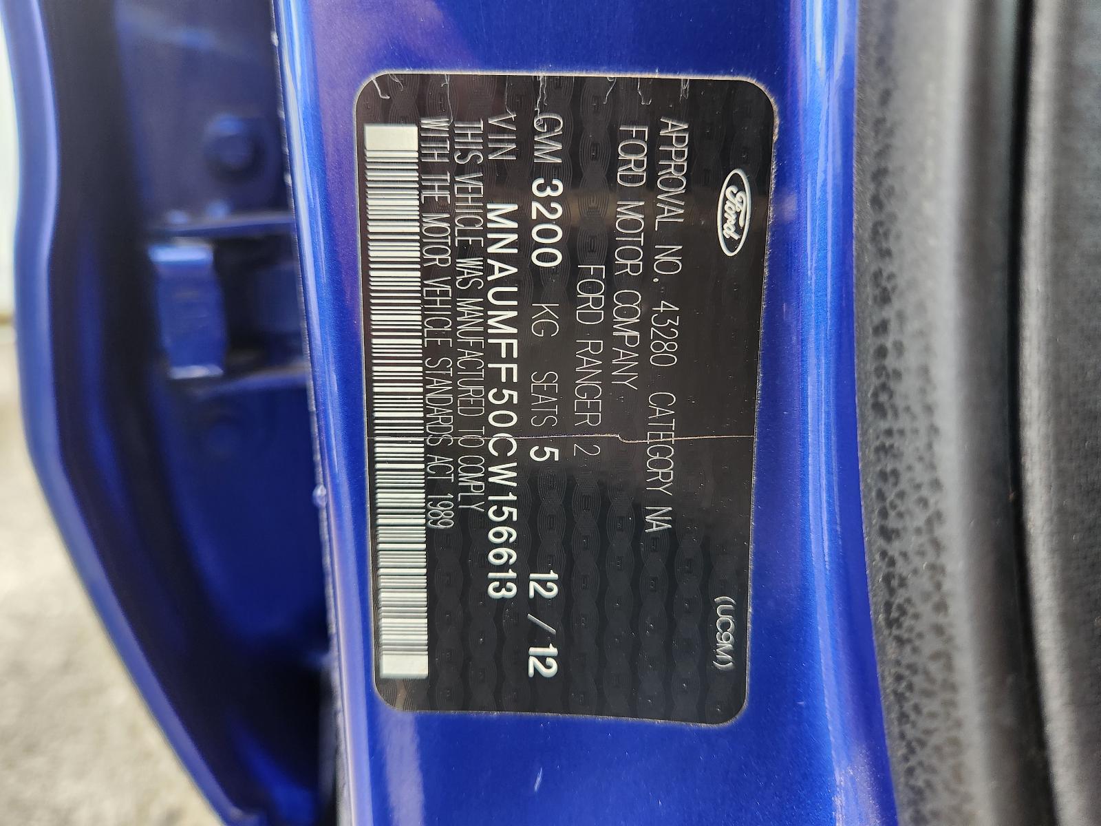 Ford Ranger 2012 4 Door Utility View Ford Ranger 2012 4 Door Utility