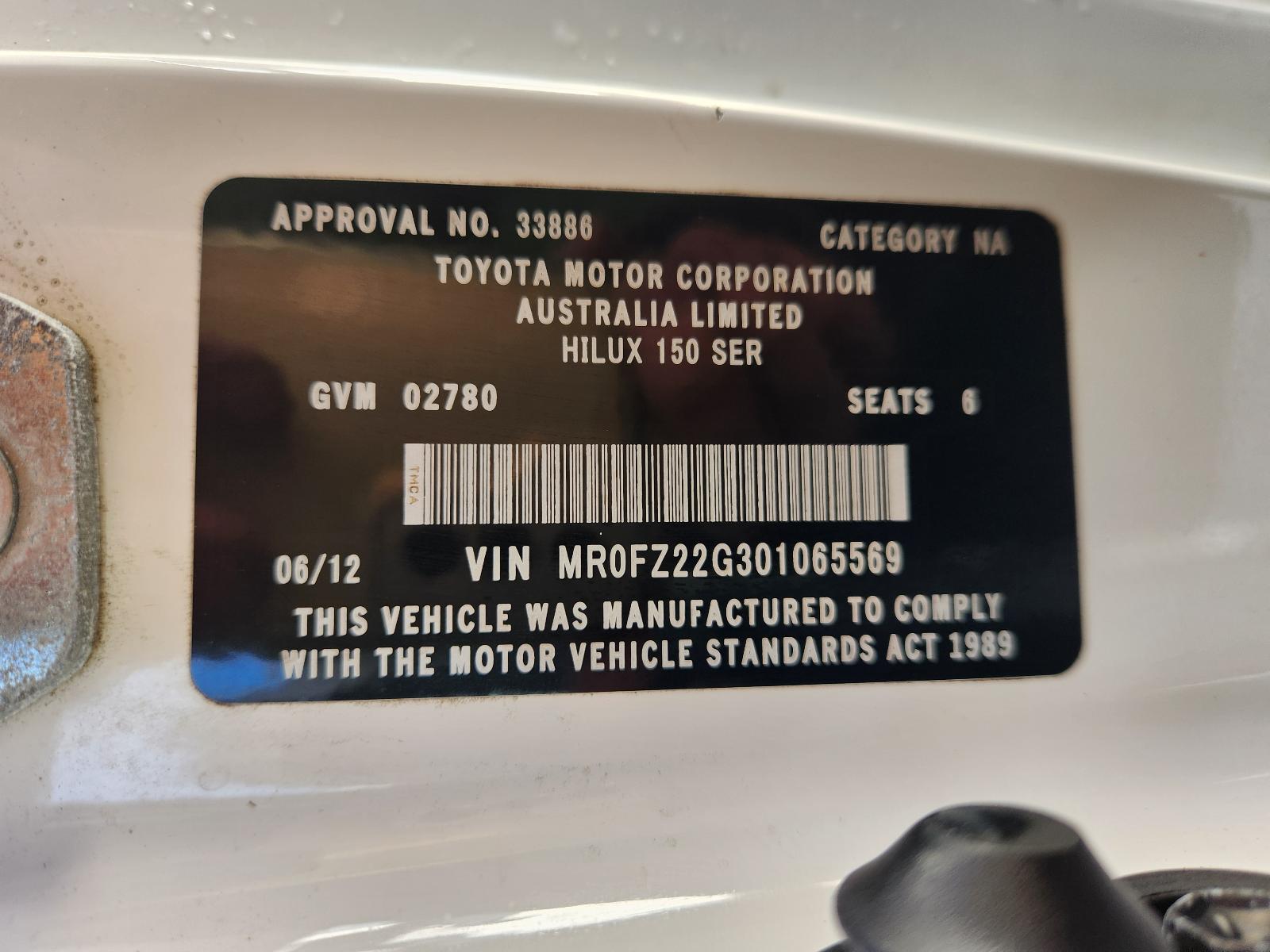 Toyota Hilux 2012 4 Door Utility View Toyota Hilux 2012 4 Door Utility