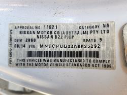 View Nissan Navara 2014 4 Door Utility