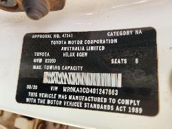 View Toyota Hilux 2020 4 Door Pickup