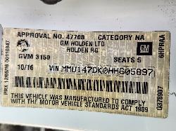 View Holden Colorado 2016 4 Door Pickup