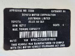 View Toyota Hilux 2015 2 Door Pickup