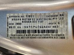 View Nissan Navara 2013 4 Door Utility
