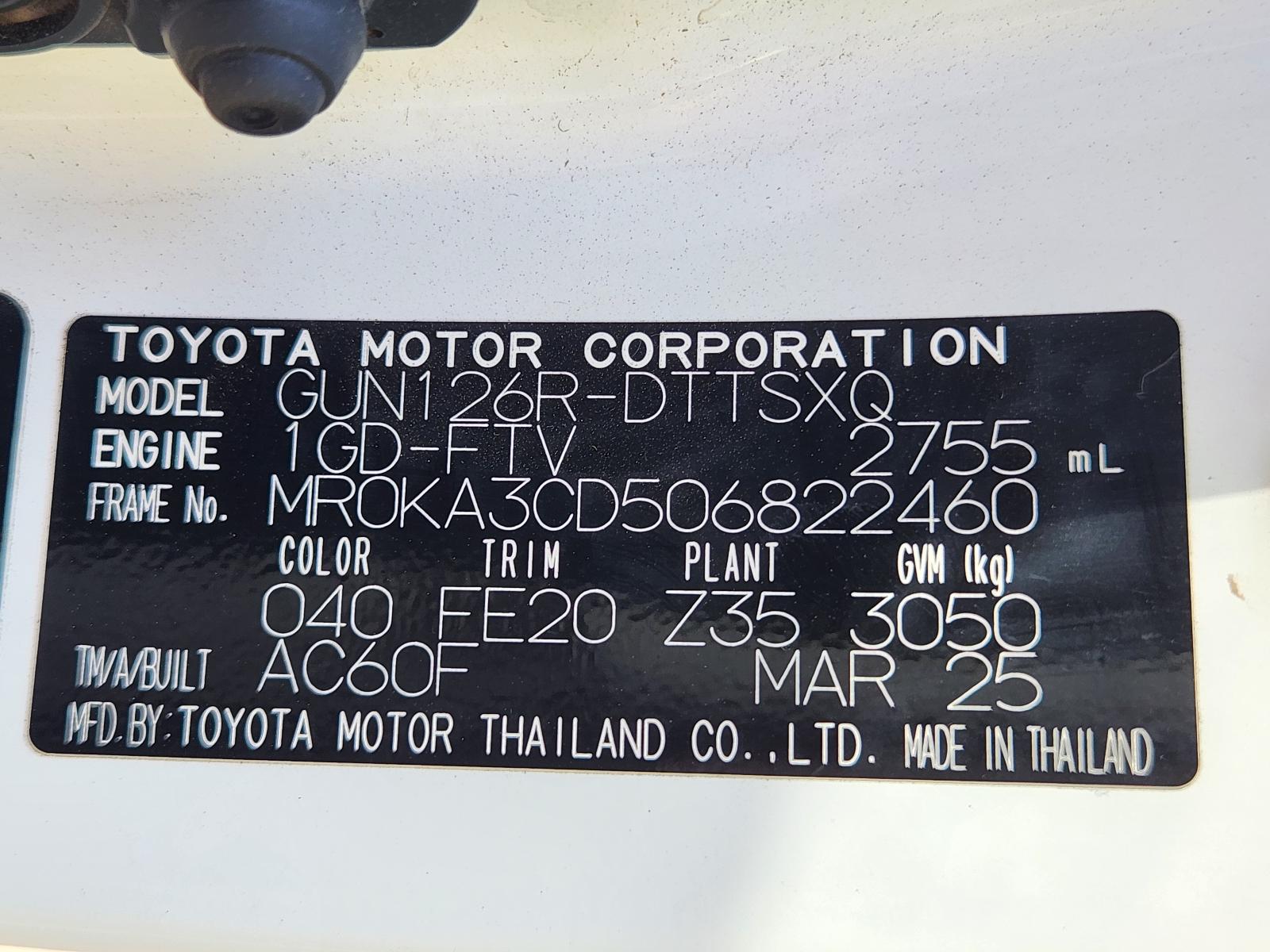 View Toyota Hilux 2025 4 Door Utility