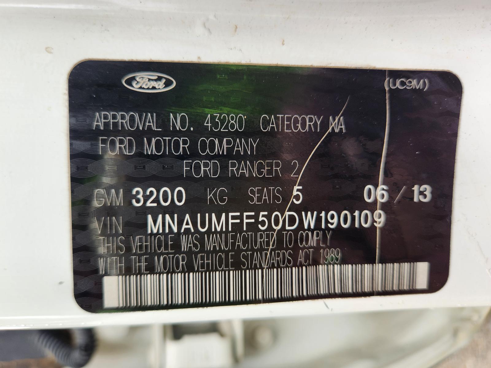 Ford Ranger 2013 4 Door Utility View Ford Ranger 2013 4 Door Utility