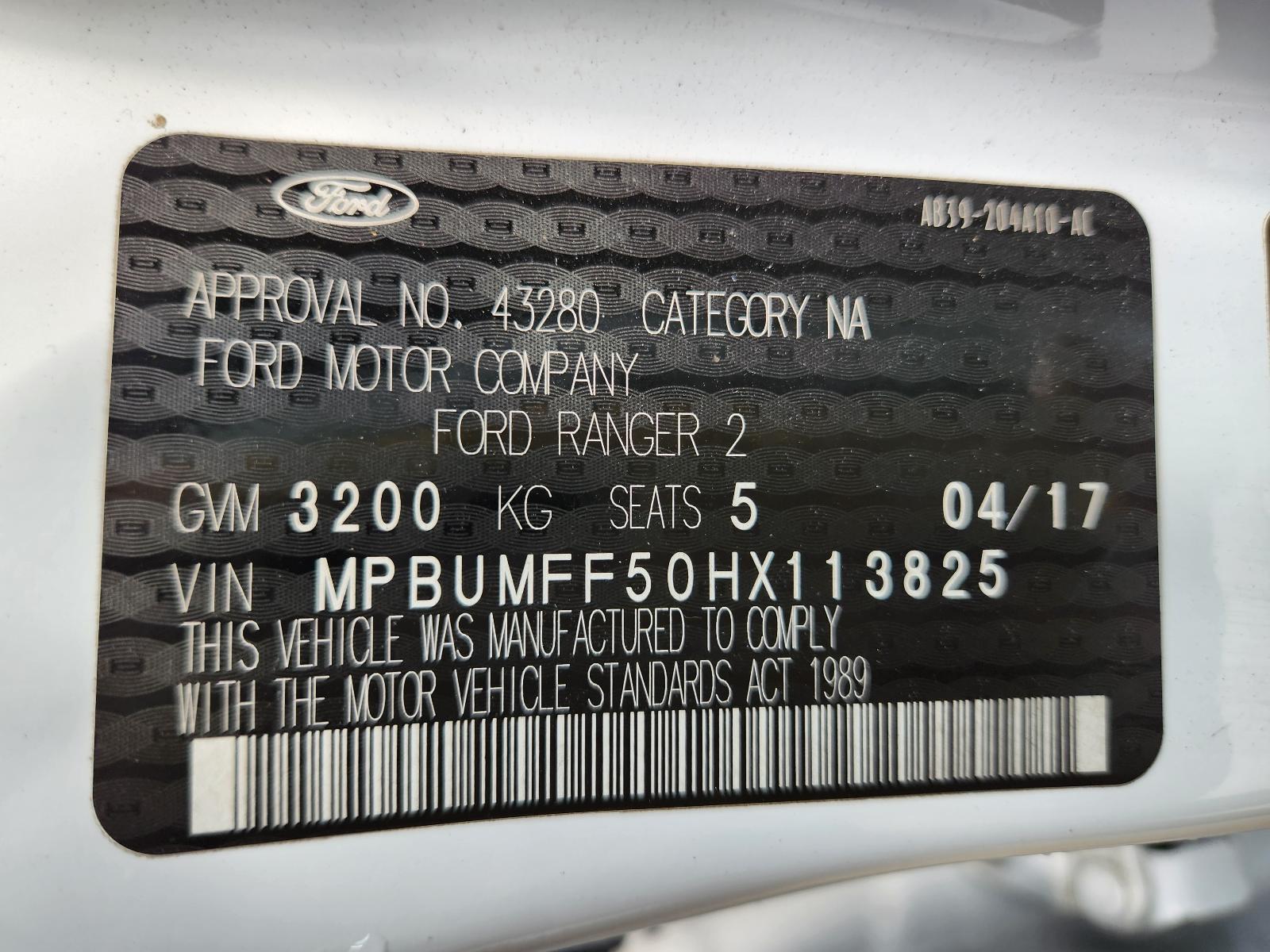 Ford Ranger 2017 4 Door Utility View Ford Ranger 2017 4 Door Utility