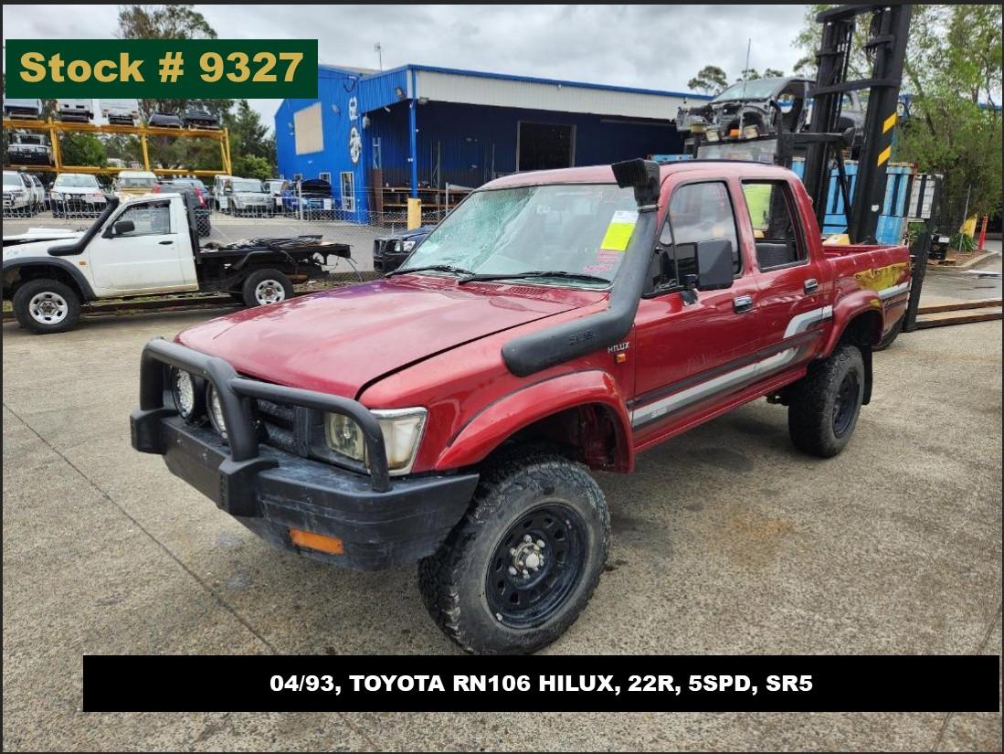 Image for a Toyota Hilux 1993 2 Door Utility