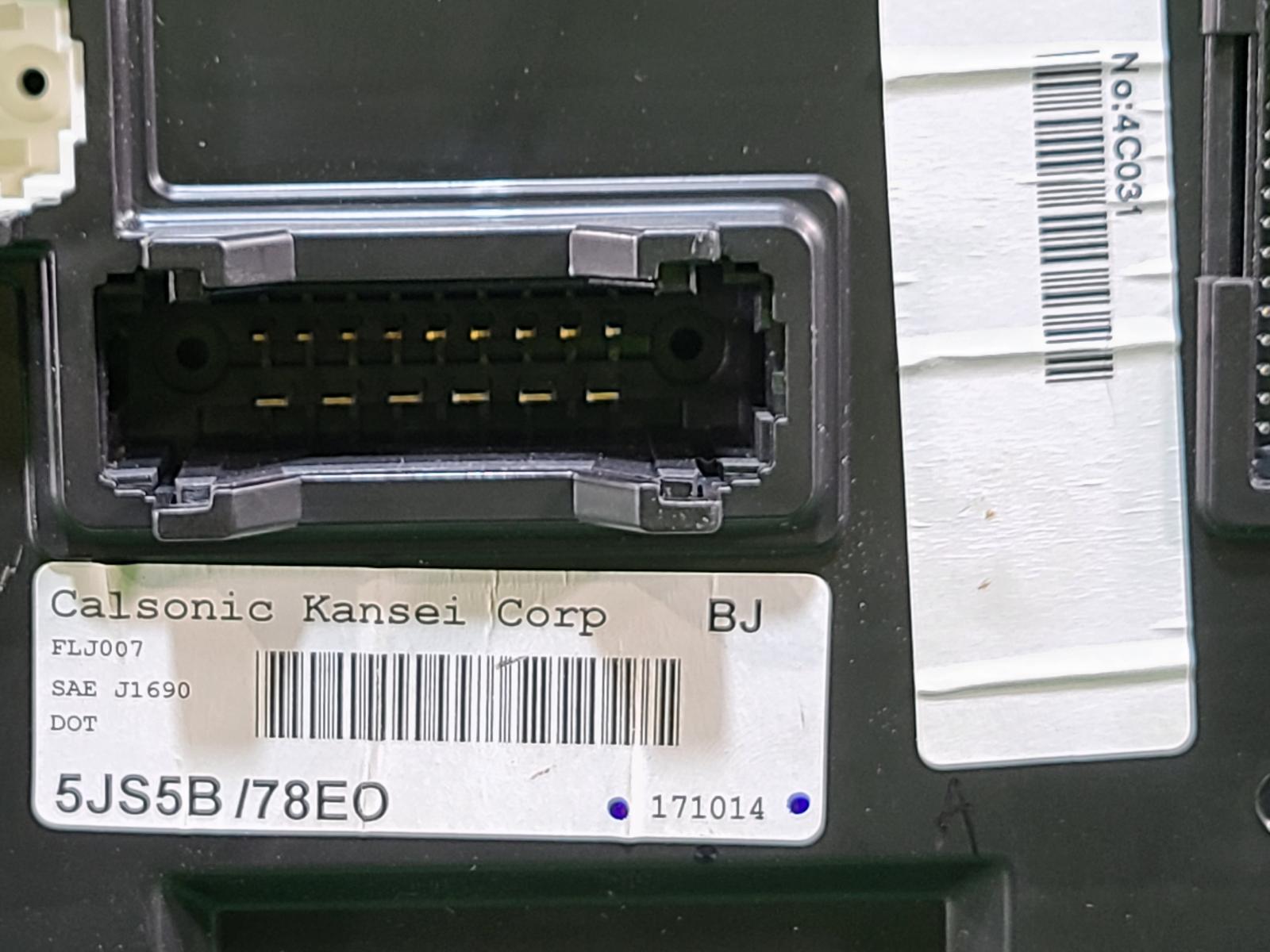 Instrument Cluster Navara Nissan 2018