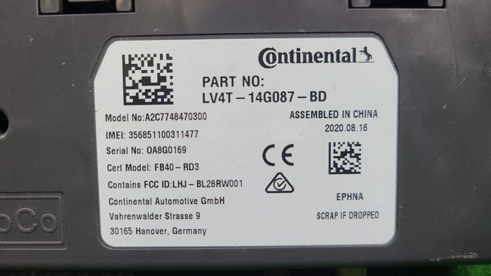 2020 Ford Ranger Ecu View Auto part Ecu Ford Ranger 2020