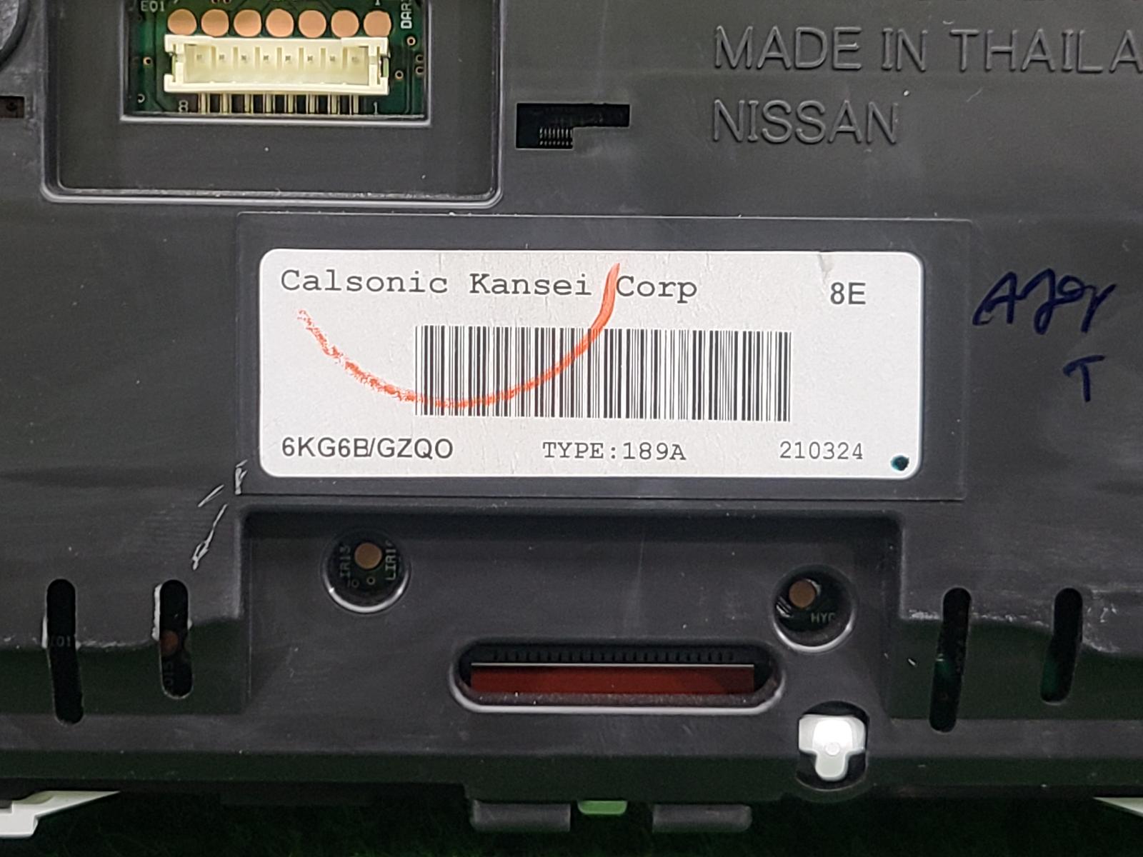 View Auto part Instrument Cluster Nissan Navara 2021