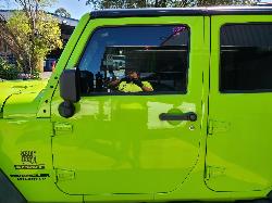 View Auto part Left Front Door Jeep Wrangler 2012