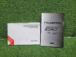 View Auto part Owners Handbook Holden Colorado 2018