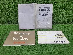 View Auto part Owners Handbook Toyota Hilux 1994