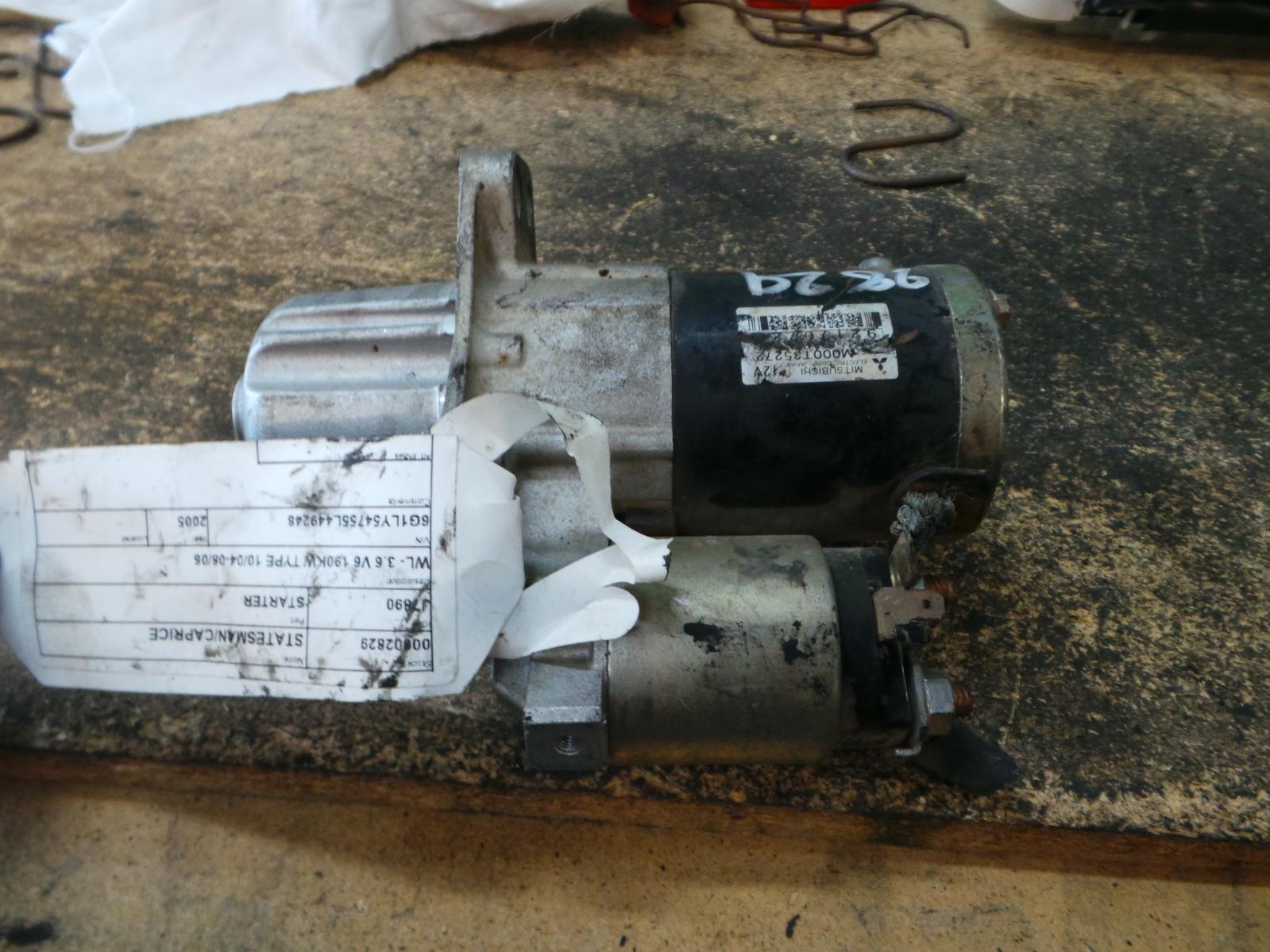 View Auto part Starter Holden Statesman/caprice 2005