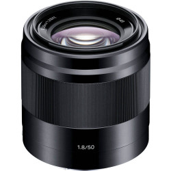 Sony E 50mm f1.8 OSS Lens (Black / Silver)