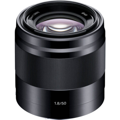 Sony E 50mm f1.8 OSS Lens (Black / Silver)