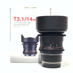 [USED] Samyang 14mm T3.1 ED AS IF UMC II Cine Lens (Fujifilm X-Mount)