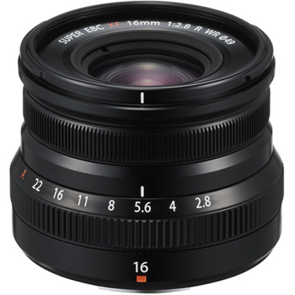 FUJIFILM XF 16mm f/2.8 R WR Lens (Silver / Black)