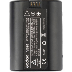 Godox VB20 Lithium-Ion Battery for V350 V350S Flash (7.2V, 2000mAh)