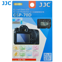 JJC GSP-70D Ultra-thin Optical Glass LCD Screen Protector for Canon EOS 70D / 80D / 90D