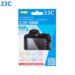 JJC GSP-200D Ultra Thin Optical Glass LCD Screen Protector for Canon EOS 200D / 200D Mark II / 200D II / EOS RP