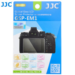 JJC GSP-EM1 Ultra-thin Optical Glass LCD Screen Protector for Olympus OM-D E-M1 / E-M1 Mark II / E-M10 / E-M10 MARK II / PEN-F / E-P5 / E-PL7 / E-M5 MARK II / E-PL8 / PEN E-M5 / E-M10 Mark III / PEN E-PL9