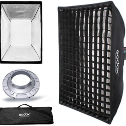 Godox SB-FW 60x60CM Softbox with Bowens Speed Ring and Grid (23.6 x 23.6")