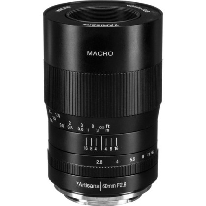 7artisans Photoelectric 60mm f2.8 Macro Lens ( For Sony E / EOS M / Fuji X / Micro 4/3 / Canon RF / Nikon Z )