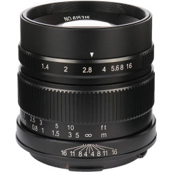7artisans Photoelectric 55mm f1.4 Lens ( Sony E / Fuji X / Micro4/3 / Leica T ) (Black / Silver)