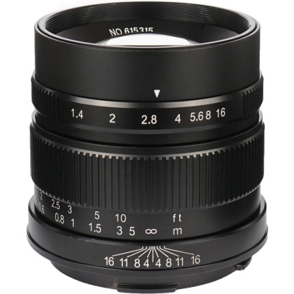 7artisans Photoelectric 55mm f1.4 Lens ( Sony E / Fuji X / Micro4/3 / Leica T ) (Black / Silver)
