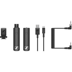 Sennheiser XSW-D PORTABLE INTERVIEW SET Digital Camera-Mount Wireless Plug-On Microphone System (2.4 GHz) Without Mic