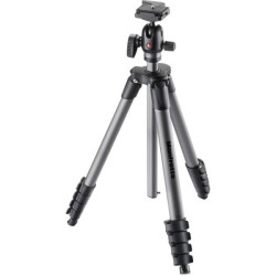 Manfrotto MKCOMPACTADVBH Compact Advanced Aluminum Tripod with Ball Head