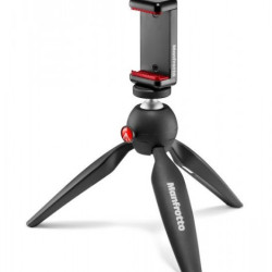 Manfrotto MKPIXICLAMP-BK PIXI Smart Mini Tripod with Universal Smartphone Clamp