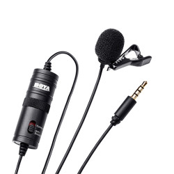 BOYA BY-M1 Omni-Directional Lavalier Microphone for Smartphones and DSLR Cameras