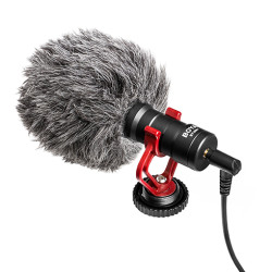 BOYA BY-MM1 Universal Cardiod Shotgun Microphone for DSLR Cameras