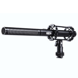 BOYA BY-PVM1000 Condenser Shotgun Microphone 3-pin XLR Output on DSLR Camera